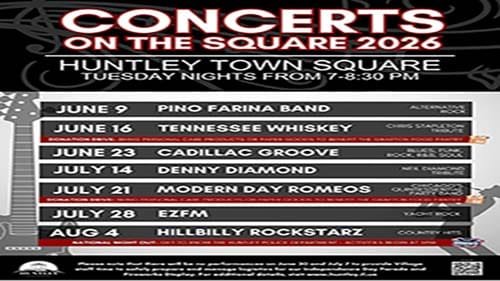 Huntley Town Square Concerts On the Square Series 2026 – Live Music Box
